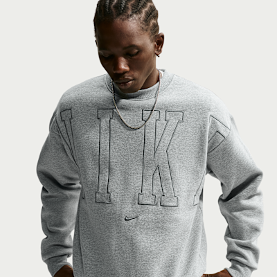 Nike Solo Fleece Men's Loose Crew-Neck Sweatshirt. Nike LU